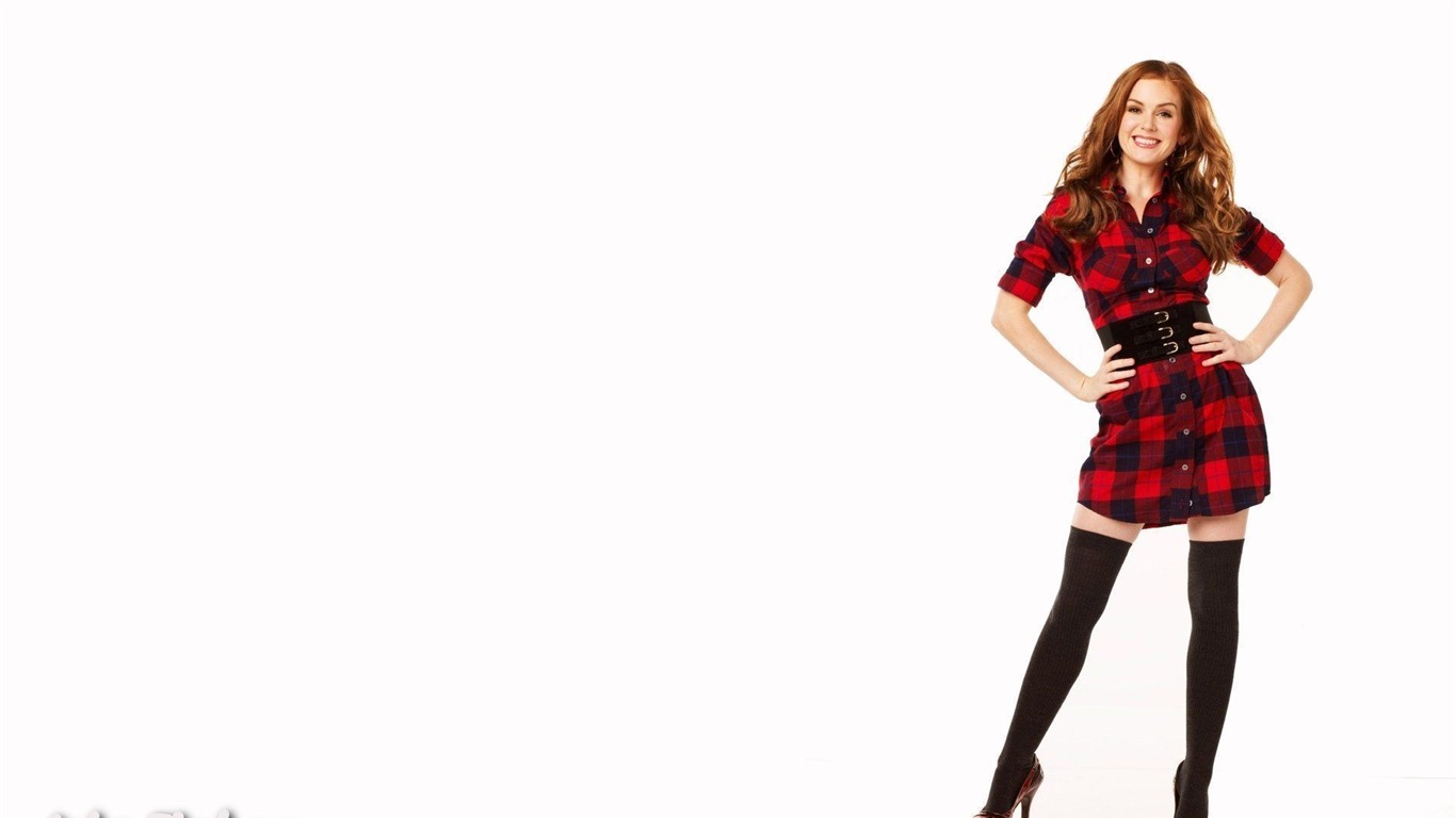 Isla Fisher krásnou tapetu #5 - 1366x768