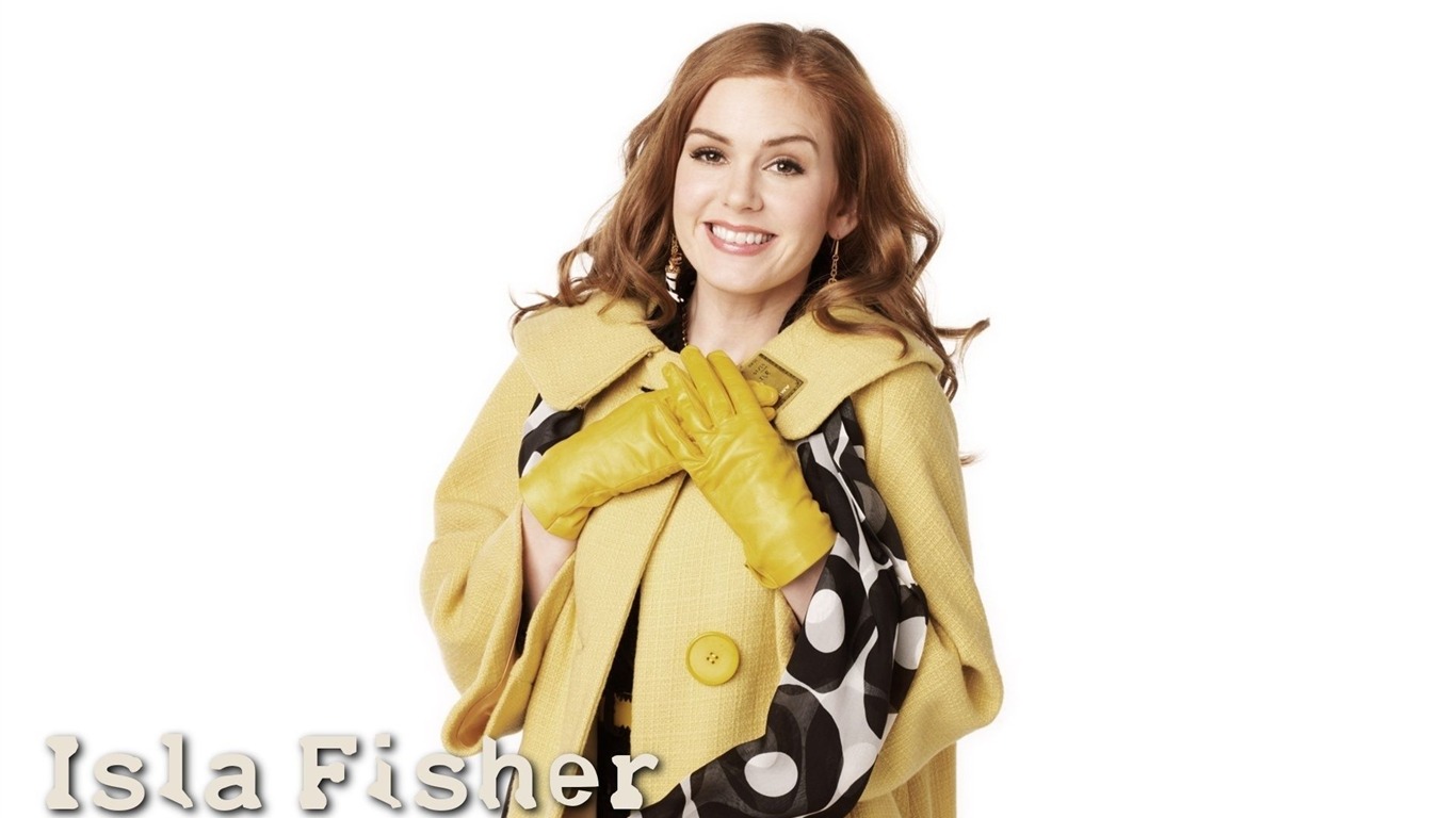 Isla Fisher schöne Tapete #9 - 1366x768