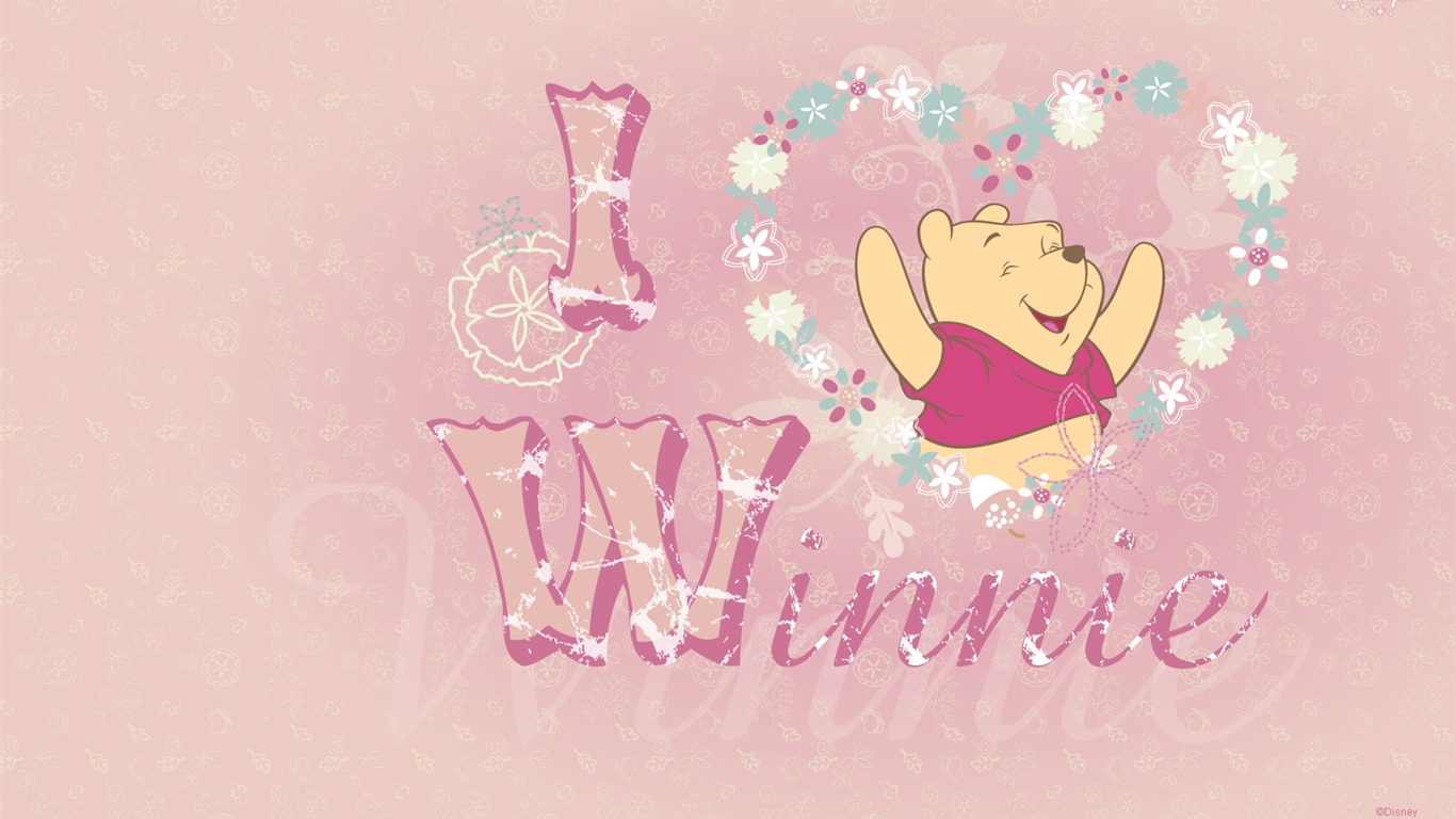 Walt Disney de dibujos animados de Winnie the Pooh fondo de pantalla (1) #10 - 1366x768