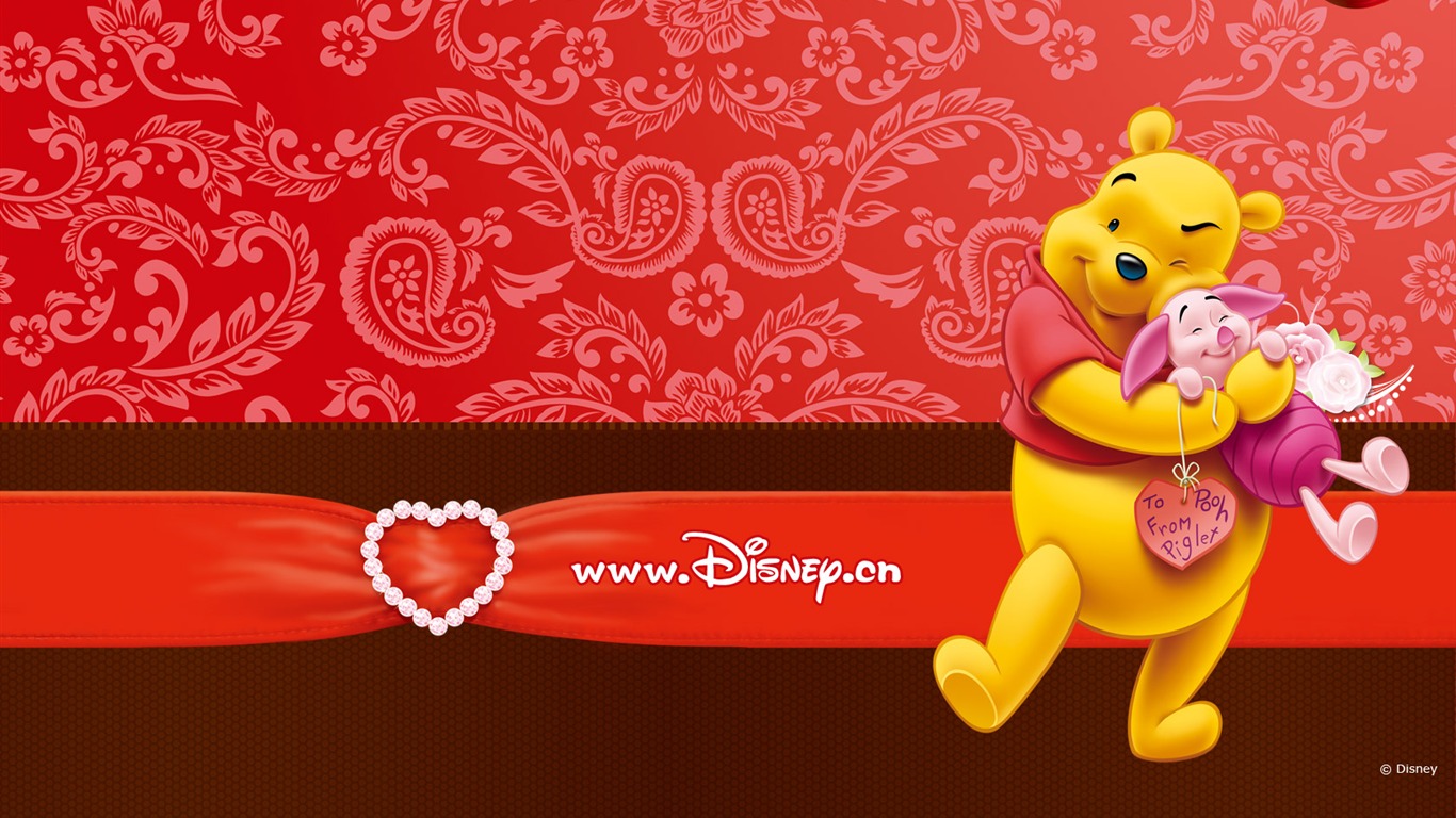 Walt Disney de dibujos animados de Winnie the Pooh fondo de pantalla (1) #17 - 1366x768