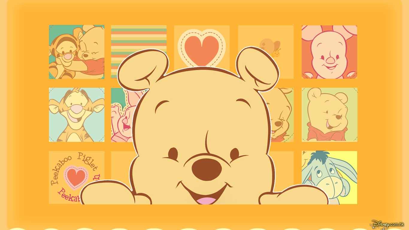 Walt Disney de dibujos animados de Winnie the Pooh fondo de pantalla (1) #21 - 1366x768