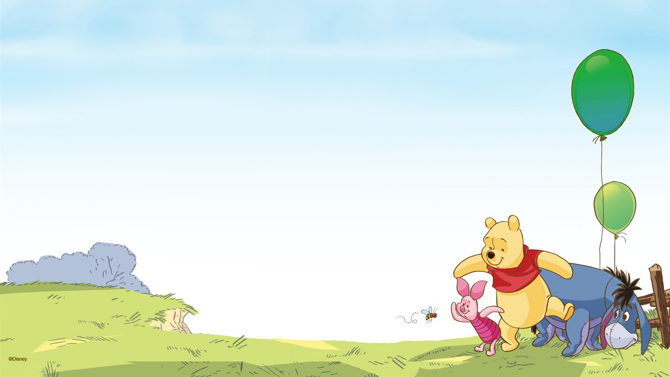 Walt Disney cartoon Winnie the Pooh wallpaper (2) #3 - 1366x768