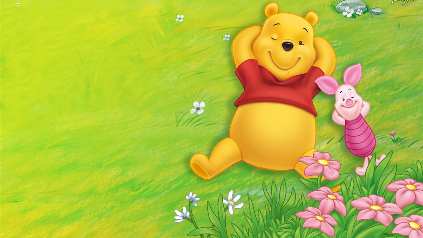Walt Disney de dibujos animados de Winnie the Pooh fondo de pantalla (2) #8 - 1366x768