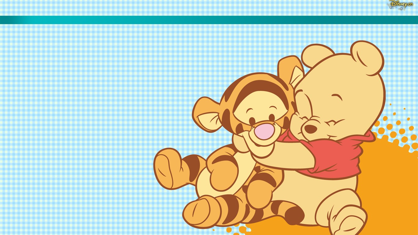 迪斯尼卡通明星 小熊維尼 壁紙(二) #15 - 1366x768