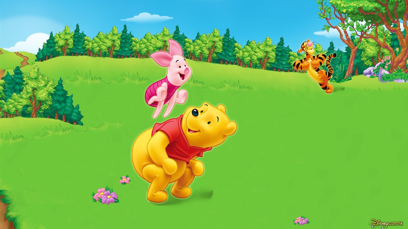Walt Disney Zeichentrickfilm Winnie the Pooh Tapete (2) #23 - 1366x768