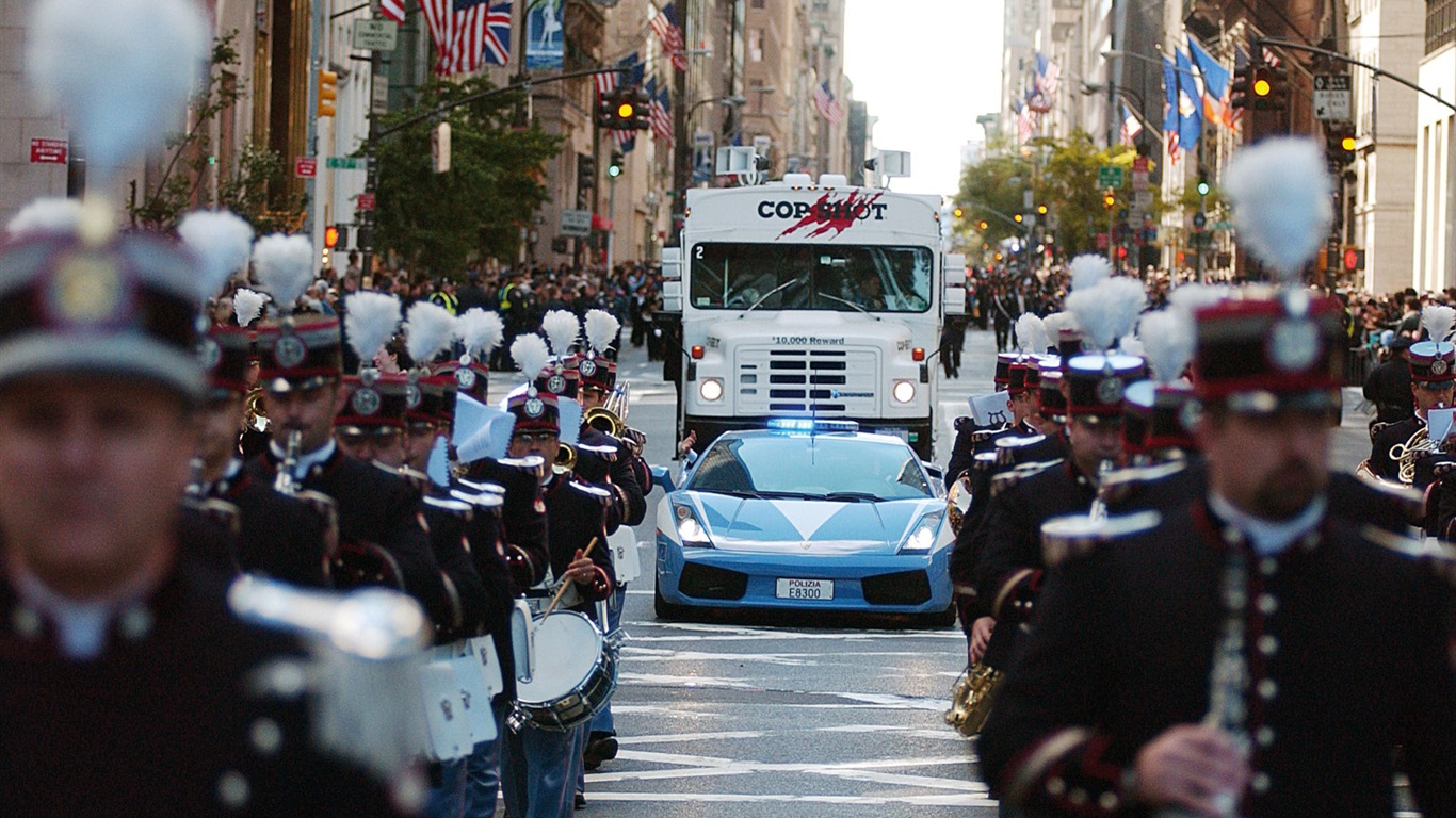 Lamborghini Gallardo Police - 2005 兰博基尼5 - 1366x768