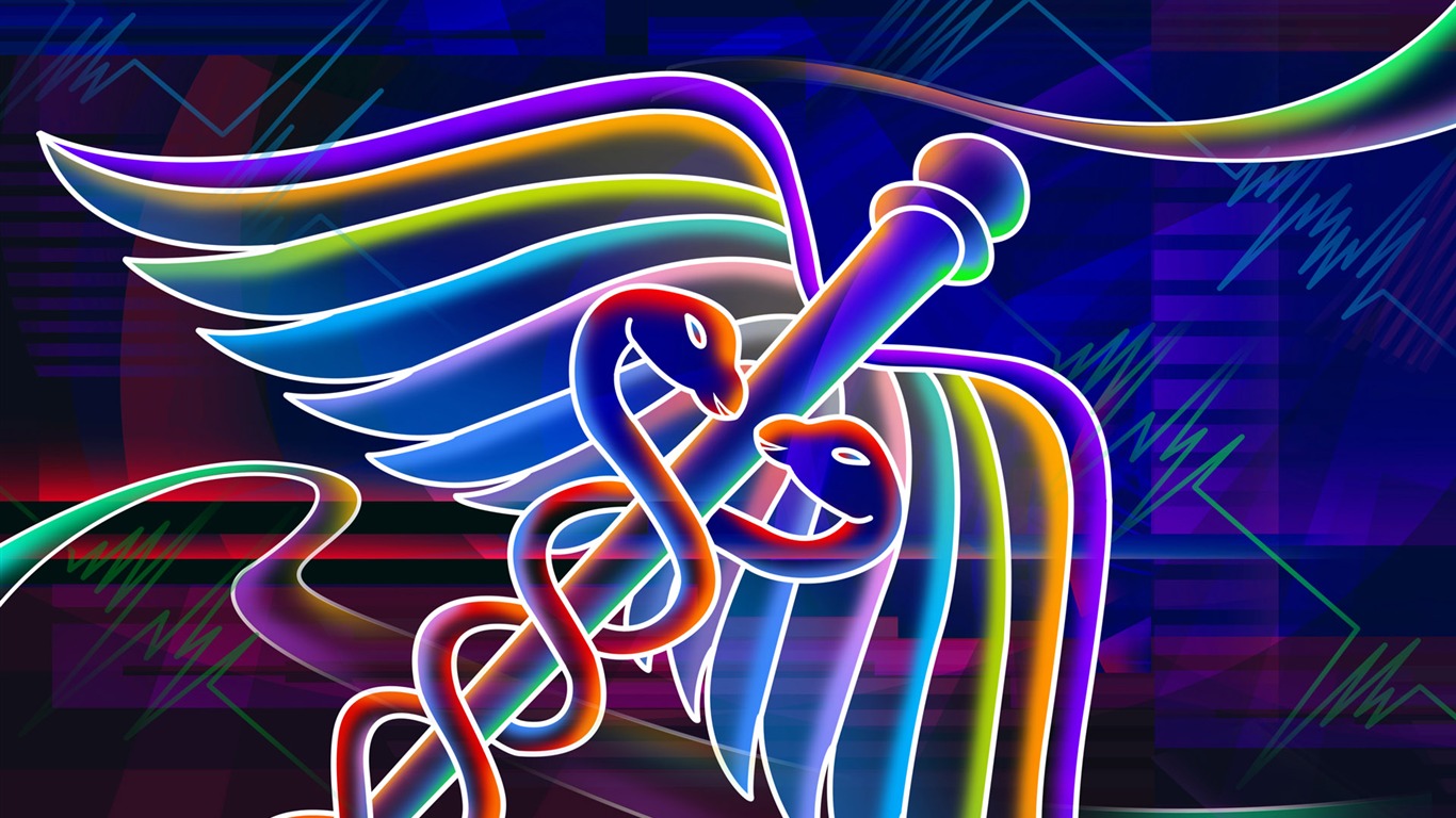 手繪線描 壁紙(五) #19 - 1366x768