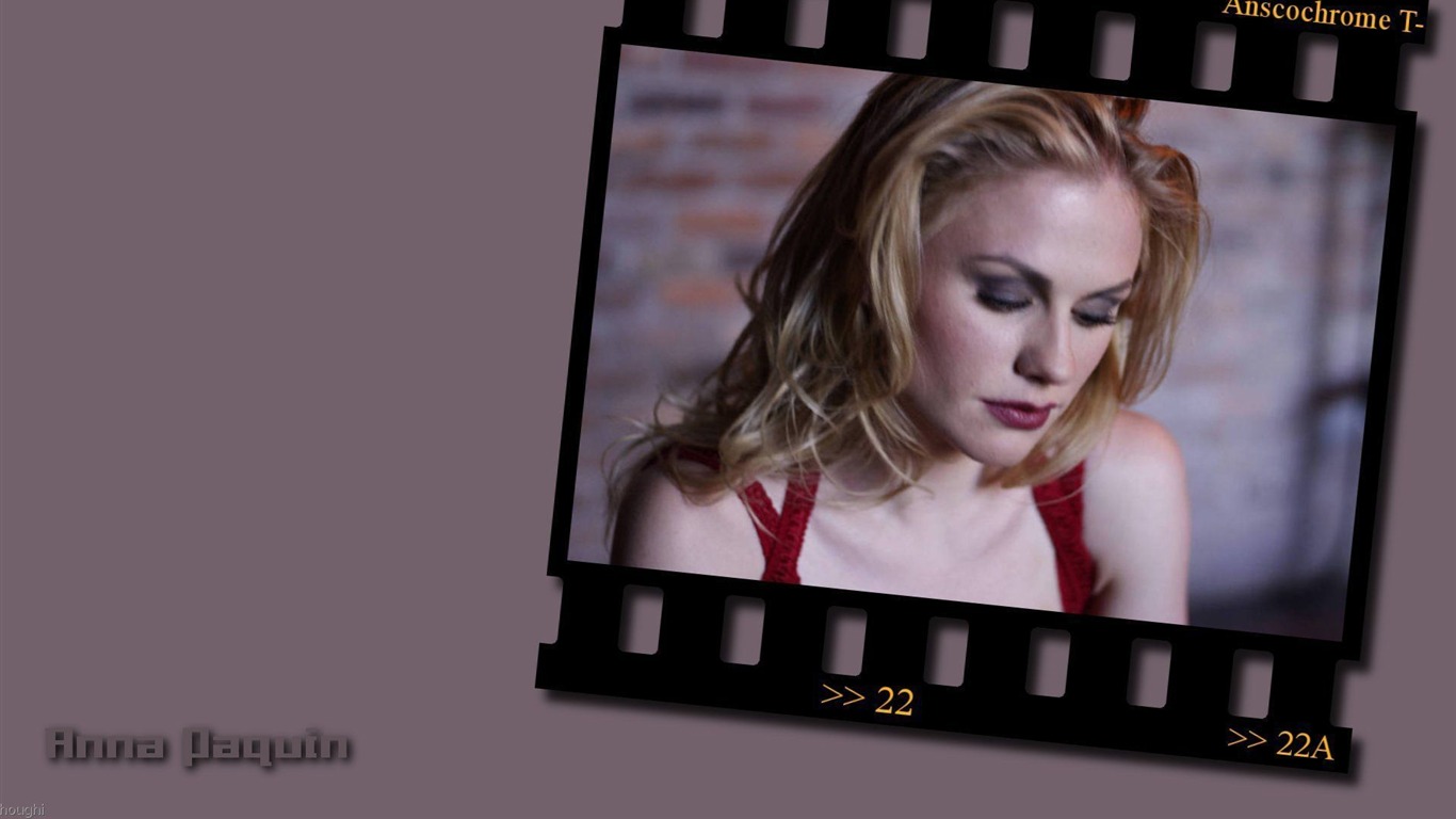 Anna Paquin krásnou tapetu #3 - 1366x768