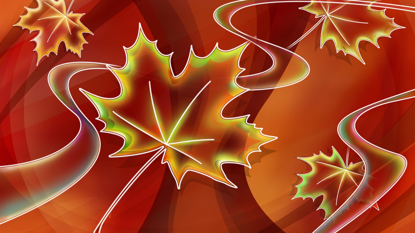 手繪線描 壁紙(七) #13 - 1366x768