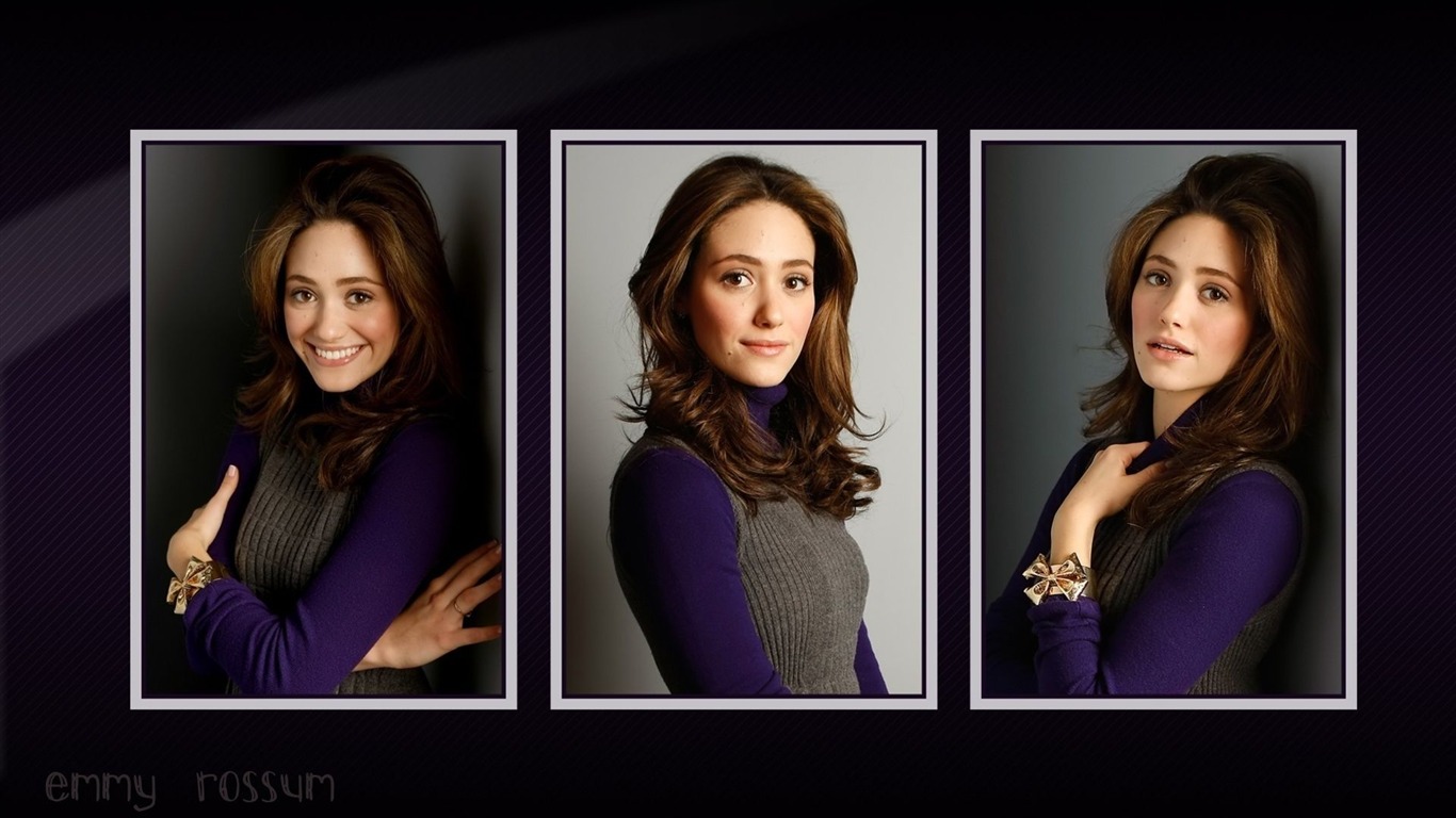 Emmy Rossum 埃米·羅森 美女壁紙 #4 - 1366x768