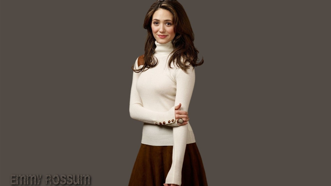 Emmy Rossum krásná tapeta #5 - 1366x768