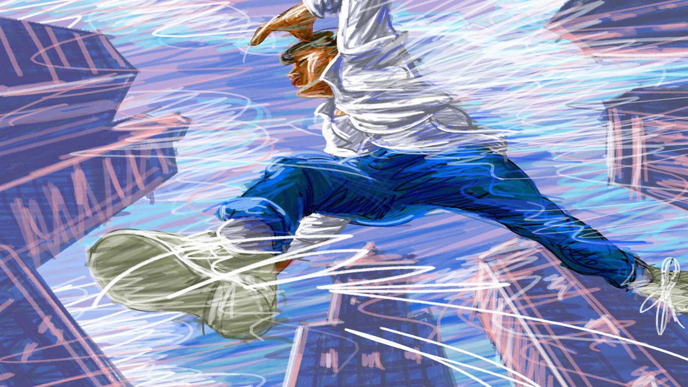 手繪寬屏生活 壁紙(三) #20 - 1366x768