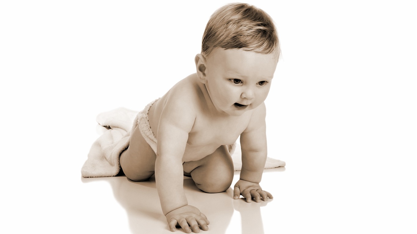 Cute Baby Tapety na plochu (1) #15 - 1366x768