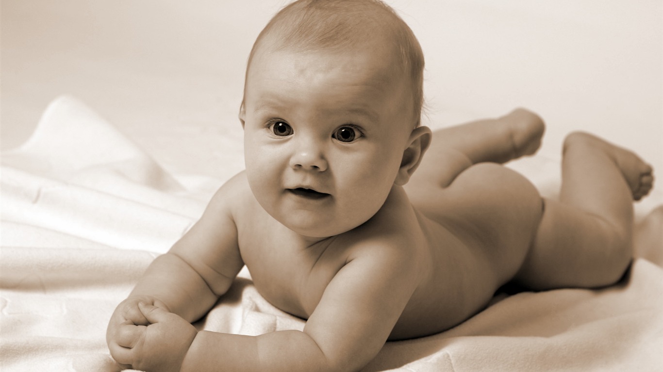 Cute Baby Wallpapers (2) #15 - 1366x768