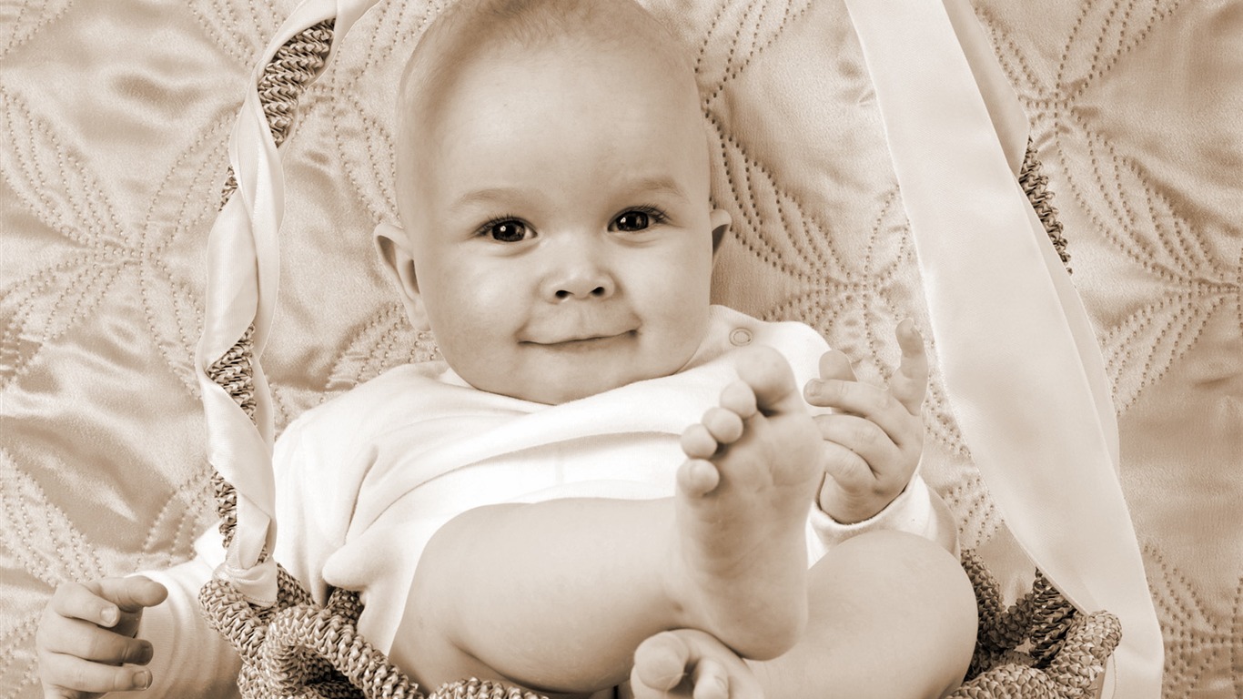 Cute Baby Tapety na plochu (2) #16 - 1366x768