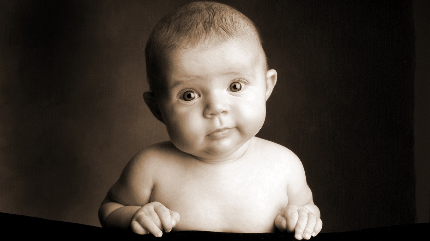 Cute Baby Wallpapers (2) #17 - 1366x768