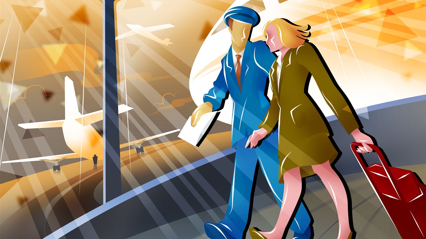 手繪寬屏生活 壁紙(五) #10 - 1366x768