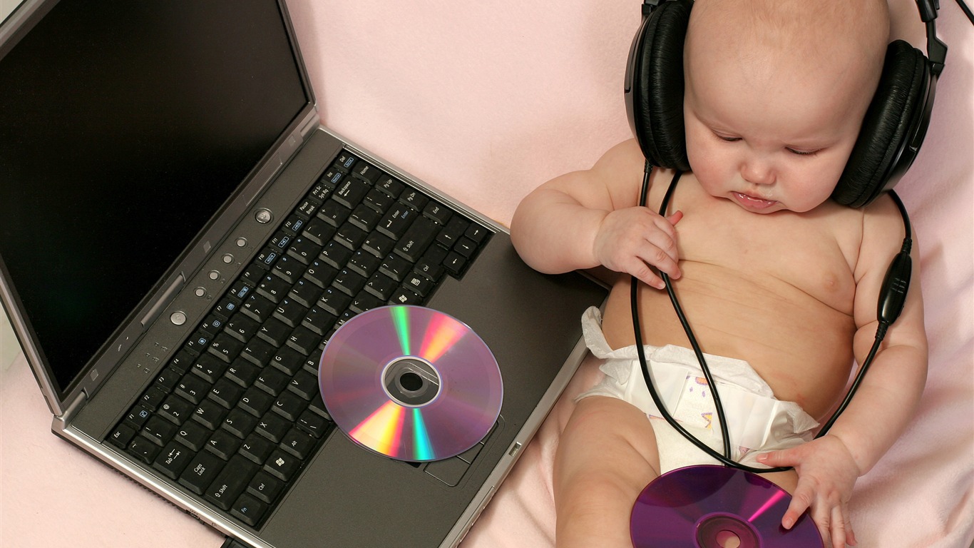 Cute Baby Tapety na plochu (3) #2 - 1366x768