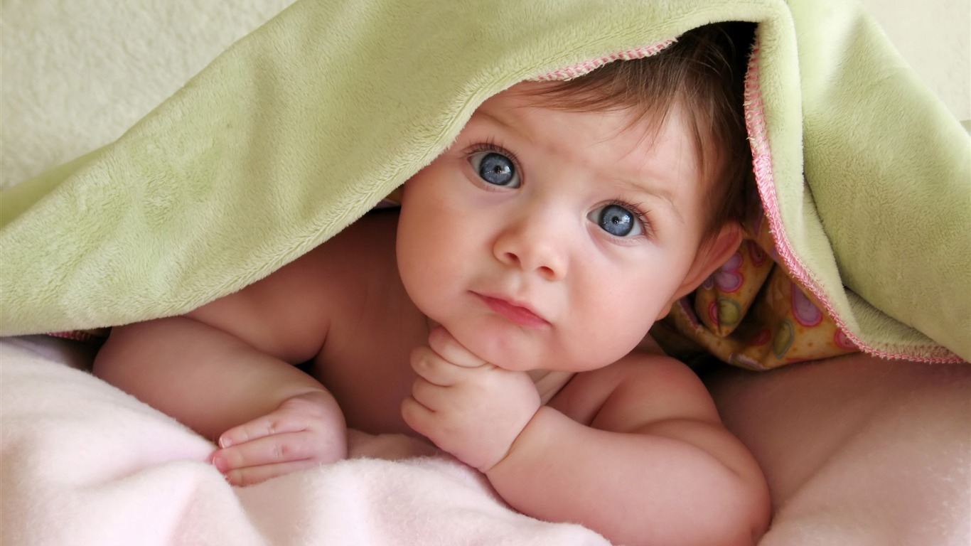 可愛Baby 壁紙(三) #20 - 1366x768