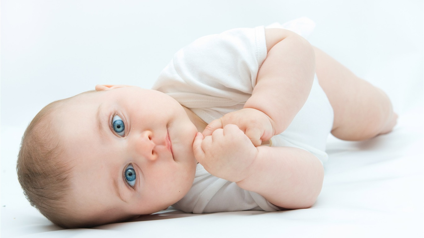 可愛Baby 壁紙(六) #19 - 1366x768