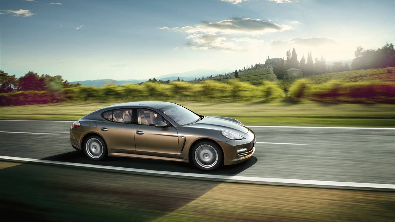 포르쉐 Panamera 4-2010의 HD 벽지 #2 - 1366x768