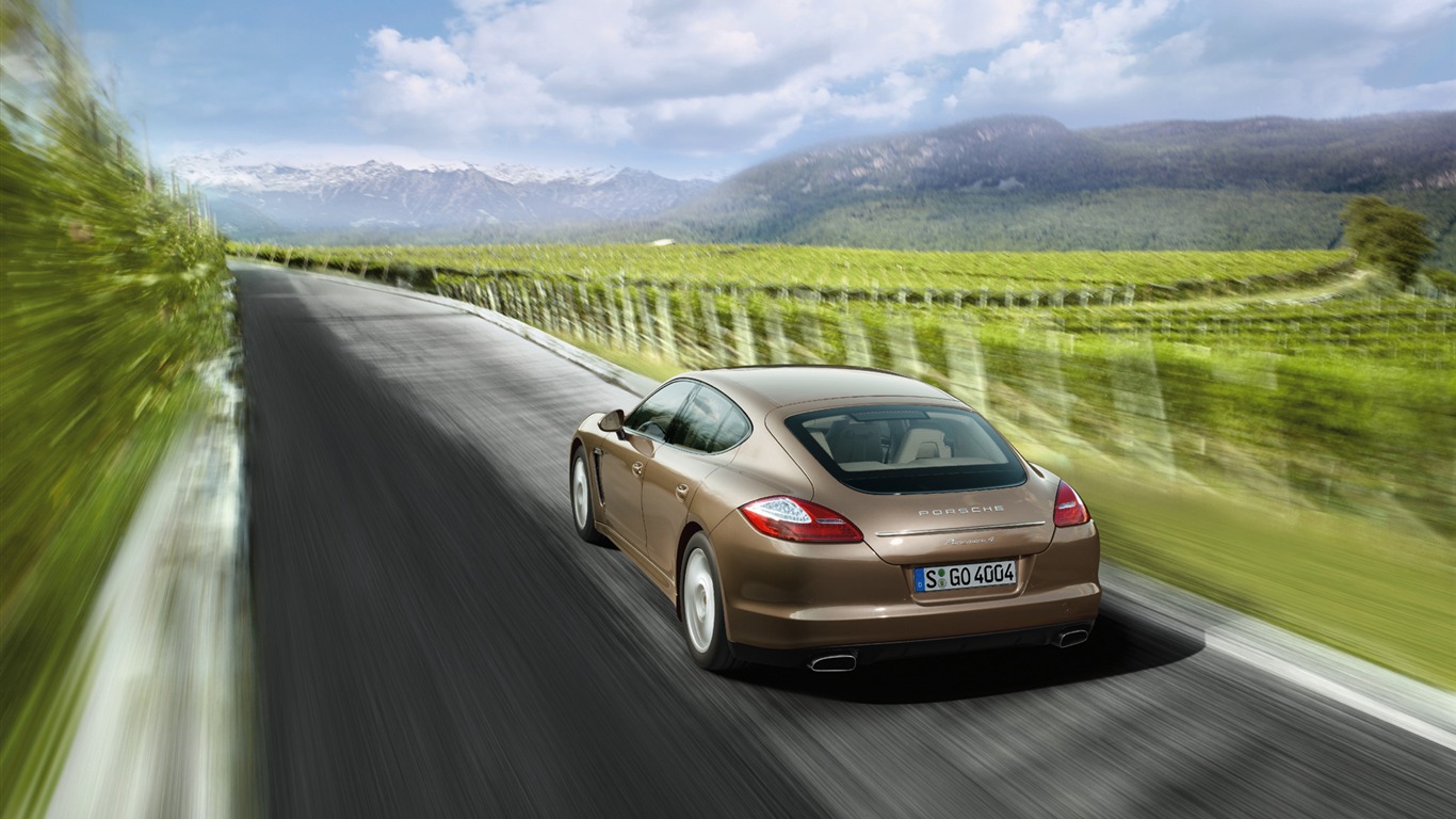 포르쉐 Panamera 4-2010의 HD 벽지 #3 - 1366x768