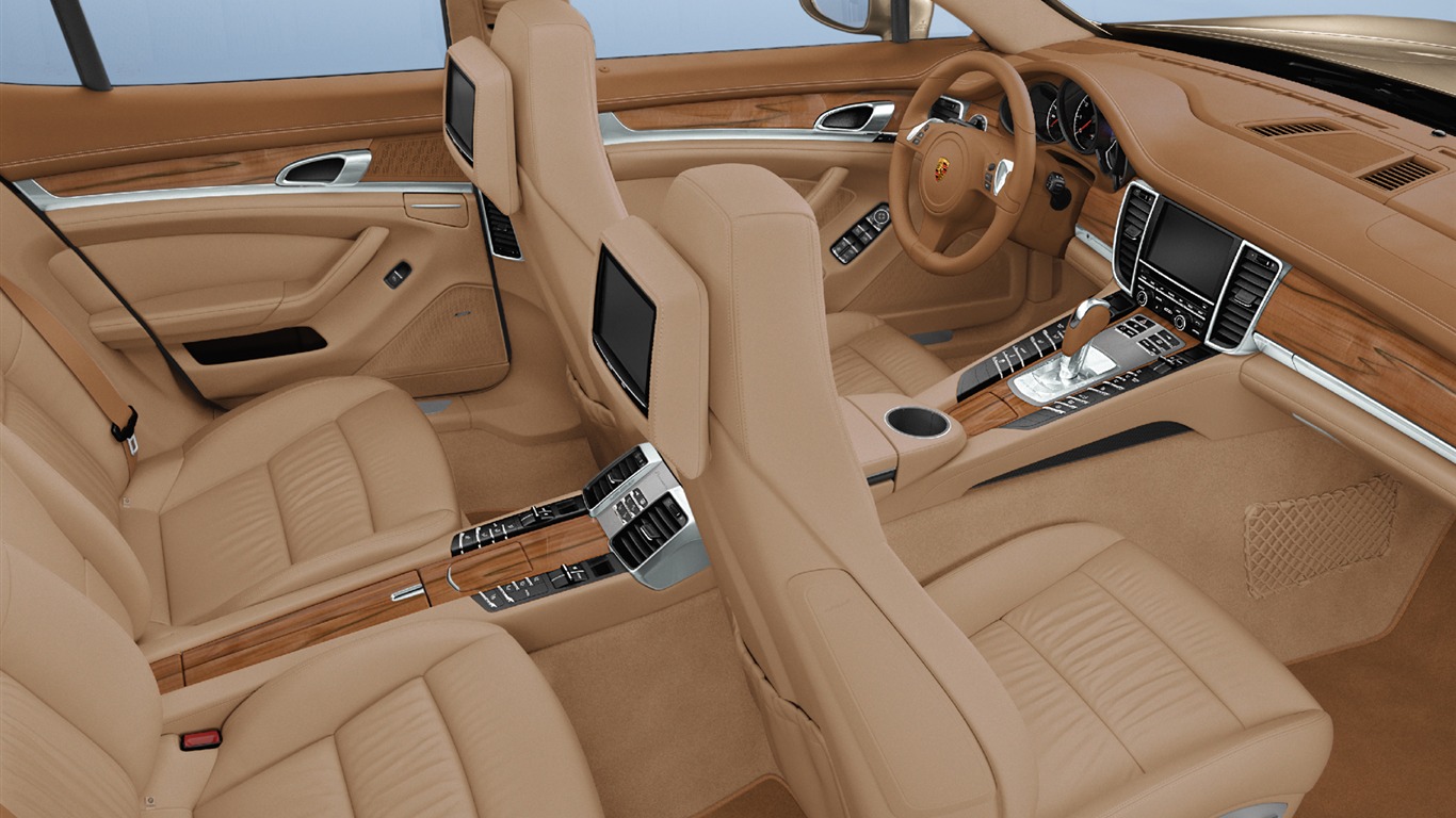 Porsche Panamera 4-2010 HD tapetu #8 - 1366x768