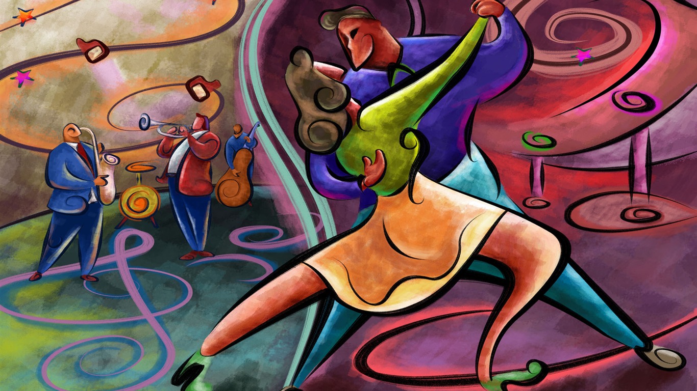 手繪寬屏生活 壁紙(九) #11 - 1366x768