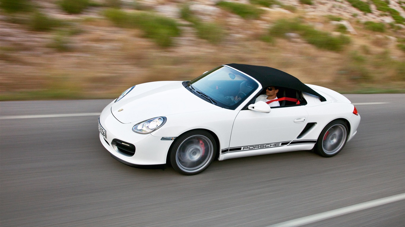 Porsche Boxster Spyder - 2010 HD tapetu #2 - 1366x768