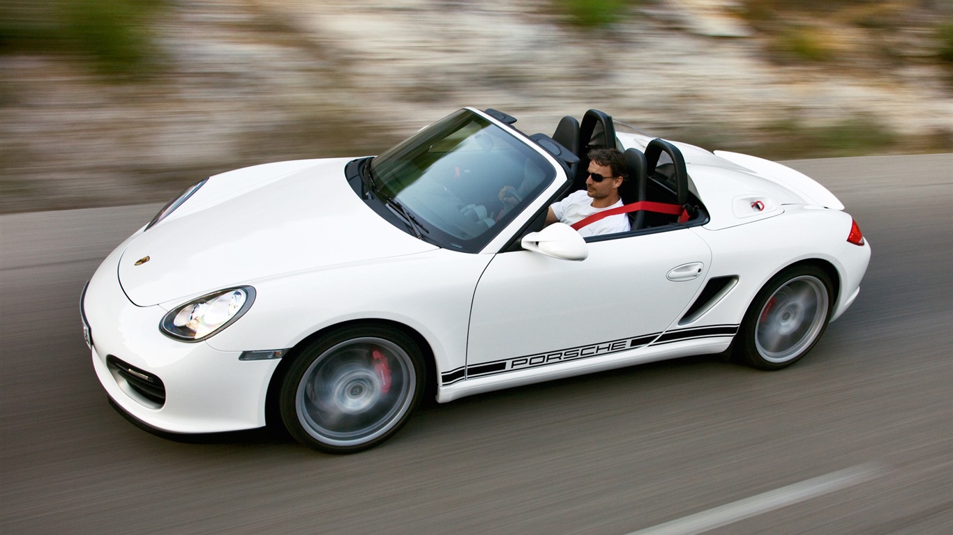 Porsche Boxster Spyder - 2010 HD wallpaper #3 - 1366x768