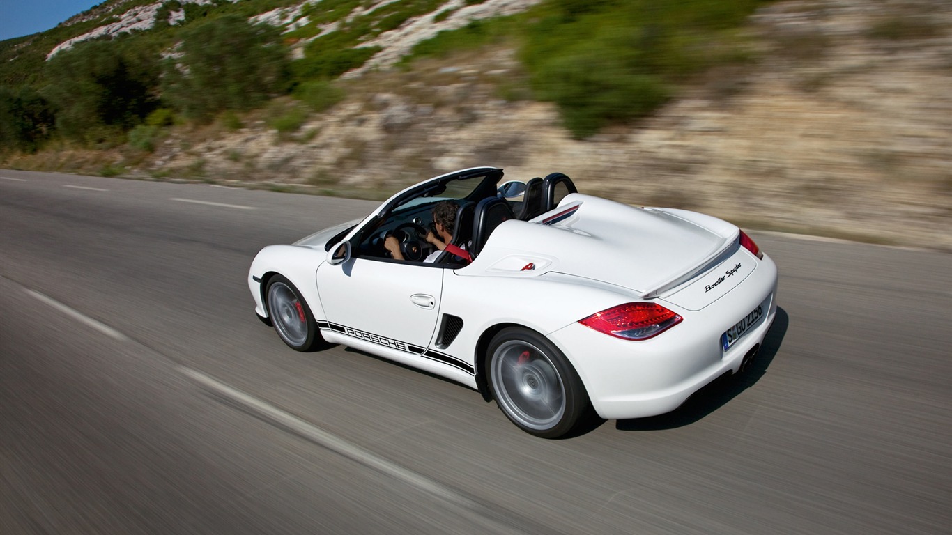 Porsche Boxster Spyder - 2010 HD wallpaper #4 - 1366x768
