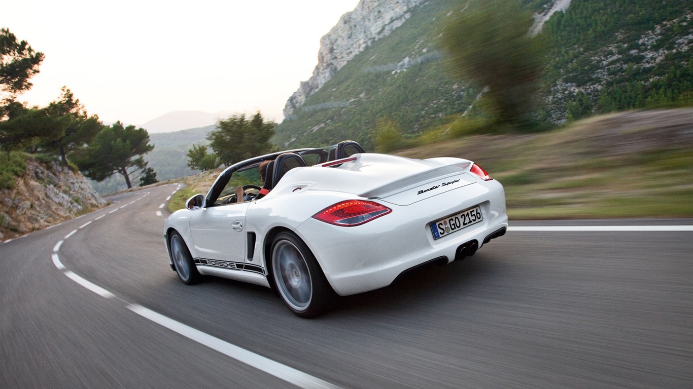 Porsche Boxster Spyder - 2010 保时捷8 - 1366x768