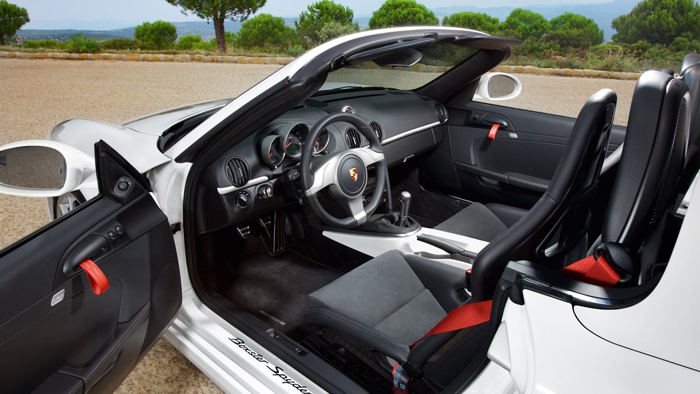 Porsche Boxster Spyder - 2010 HD tapetu #22 - 1366x768