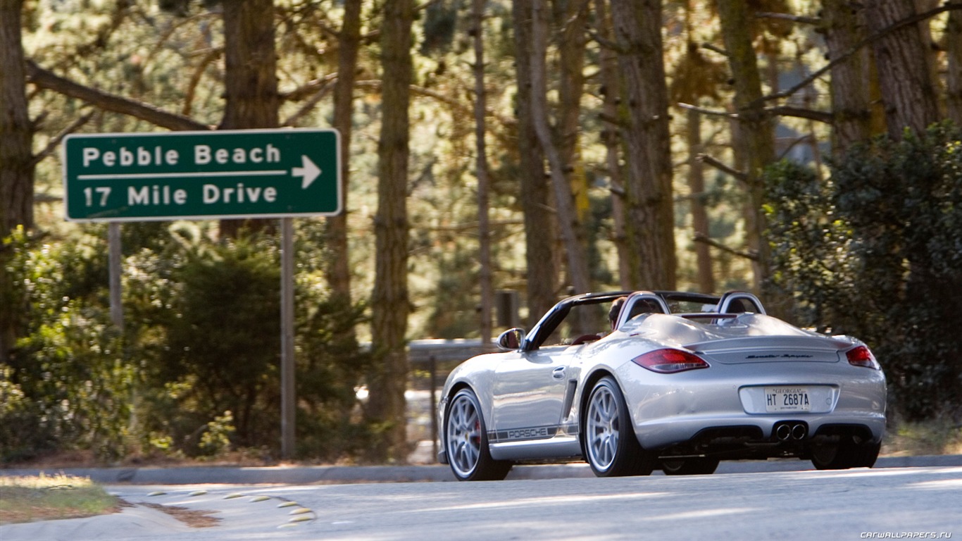 Porsche Boxster Spyder - 2010 fondos de escritorio de alta definición #42 - 1366x768