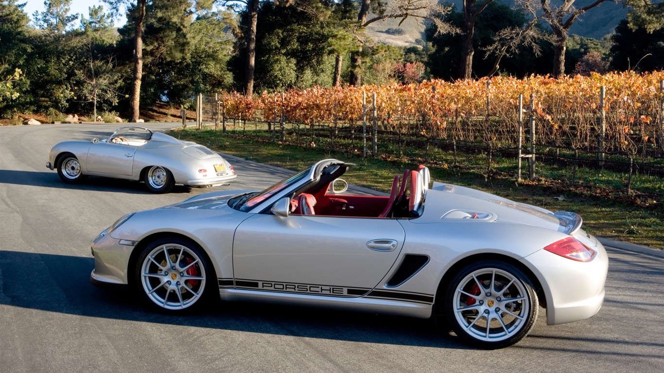 Porsche Boxster Spyder - 2010 保时捷54 - 1366x768