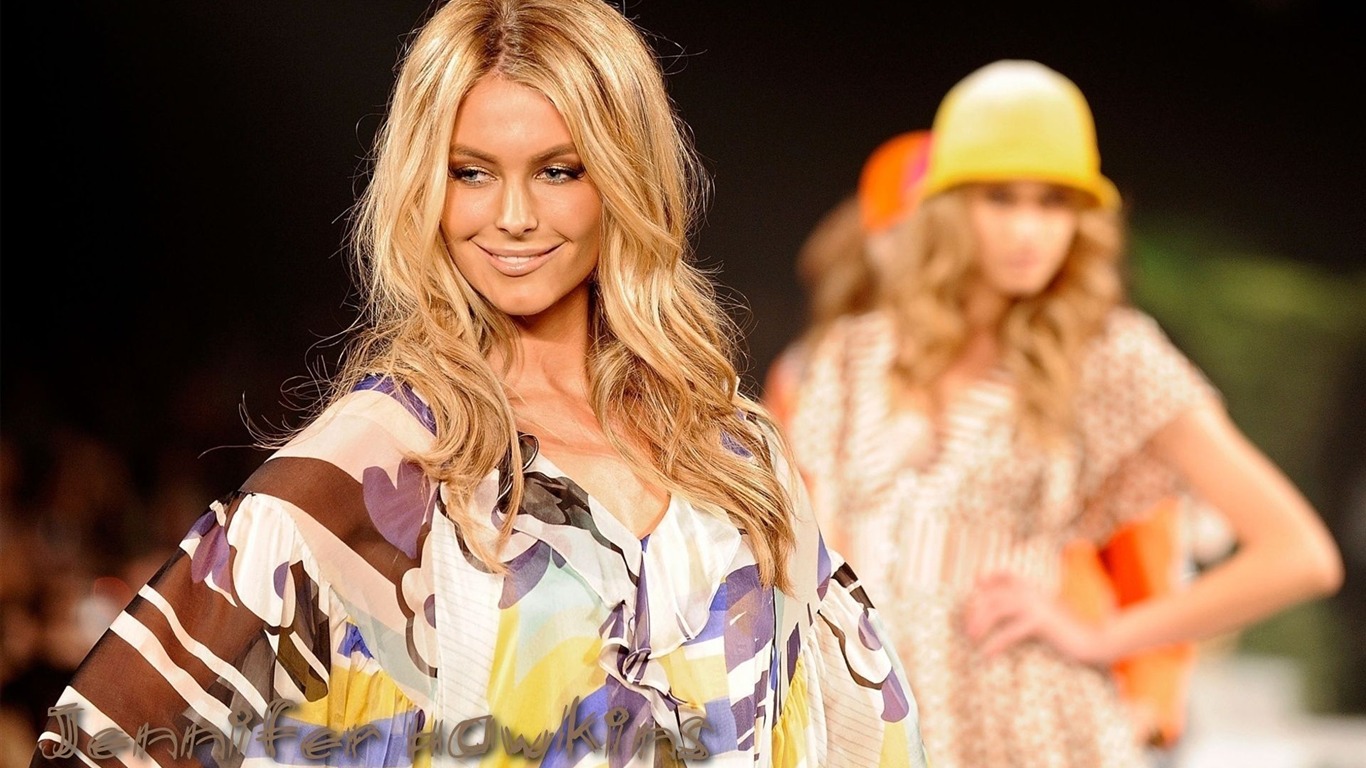 Jennifer Hawkins 珍妮弗·霍金斯 美女壁紙 #3 - 1366x768