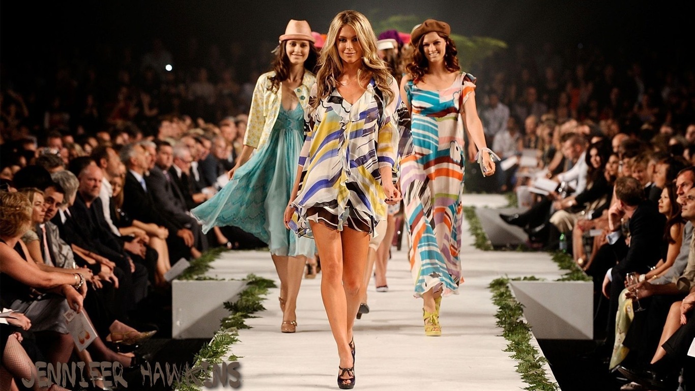 Jennifer Hawkins 珍妮弗·霍金斯 美女壁紙 #7 - 1366x768