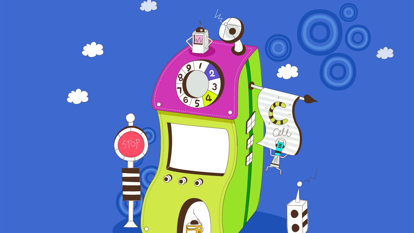 Technologie Vector představit, tapety (2) #11 - 1366x768