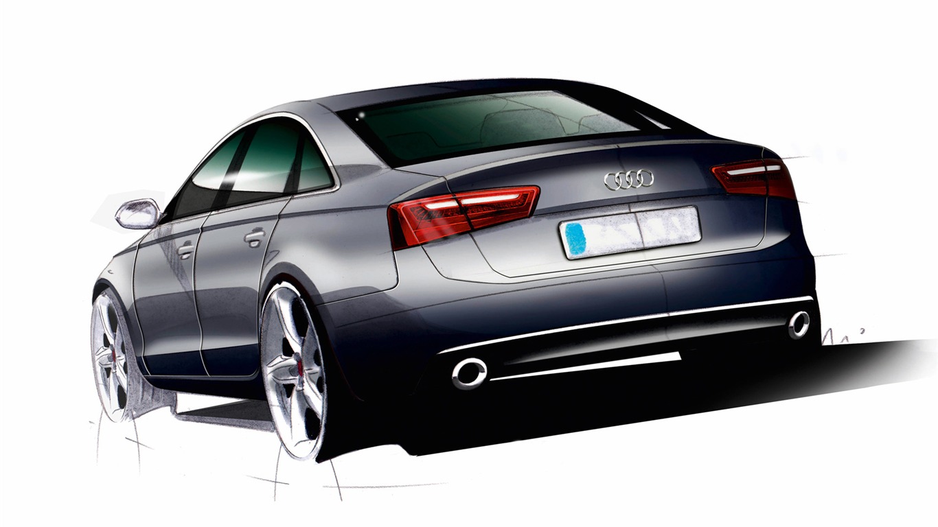 アウディA63.0のTDI quattroの-2011のHDの壁紙 #20 - 1366x768