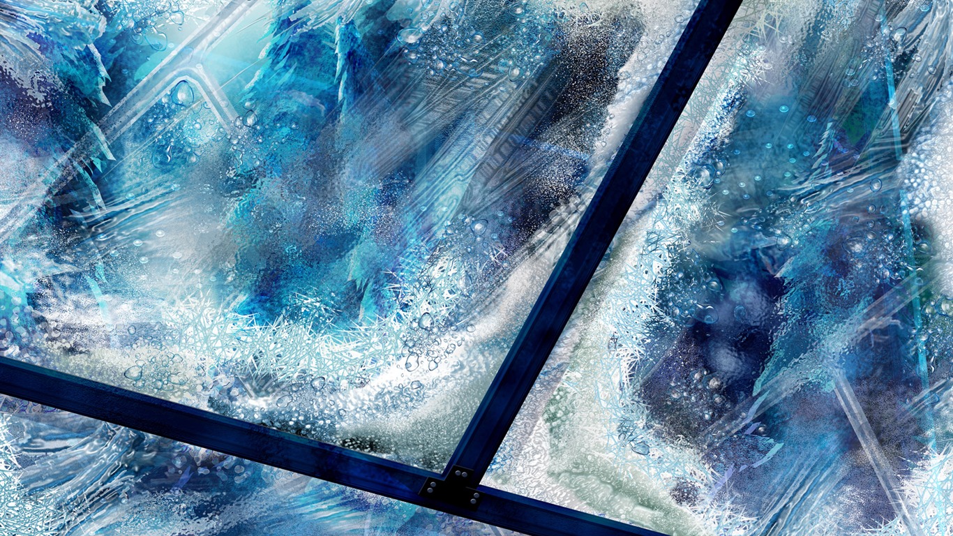 矢量冬日寫真壁紙 #4 - 1366x768