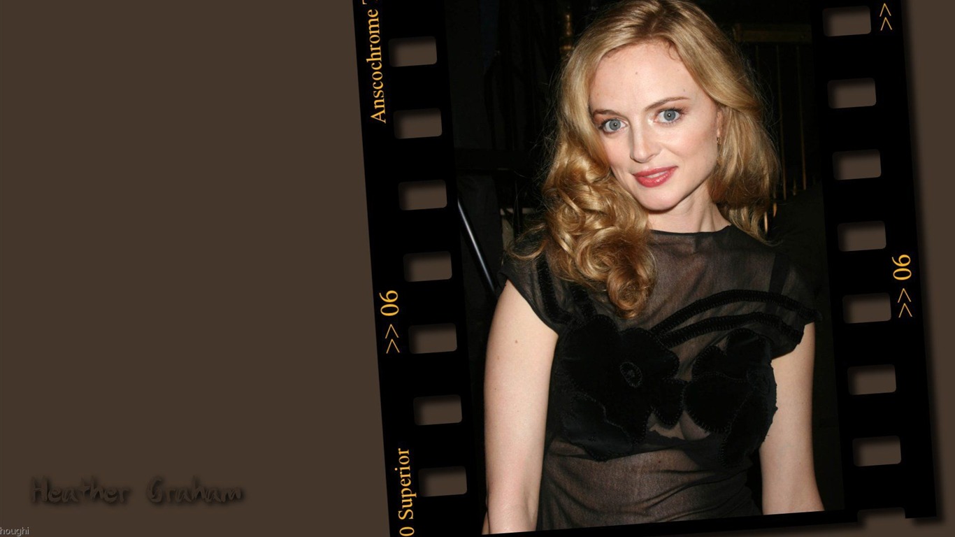 Heather Graham hermosos fondos de escritorio #6 - 1366x768