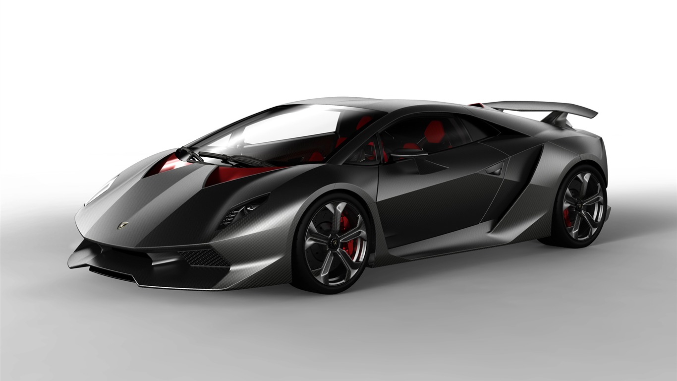 Concept Car Lamborghini Sesto Elemento - 2010 蘭博基尼 #1 - 1366x768
