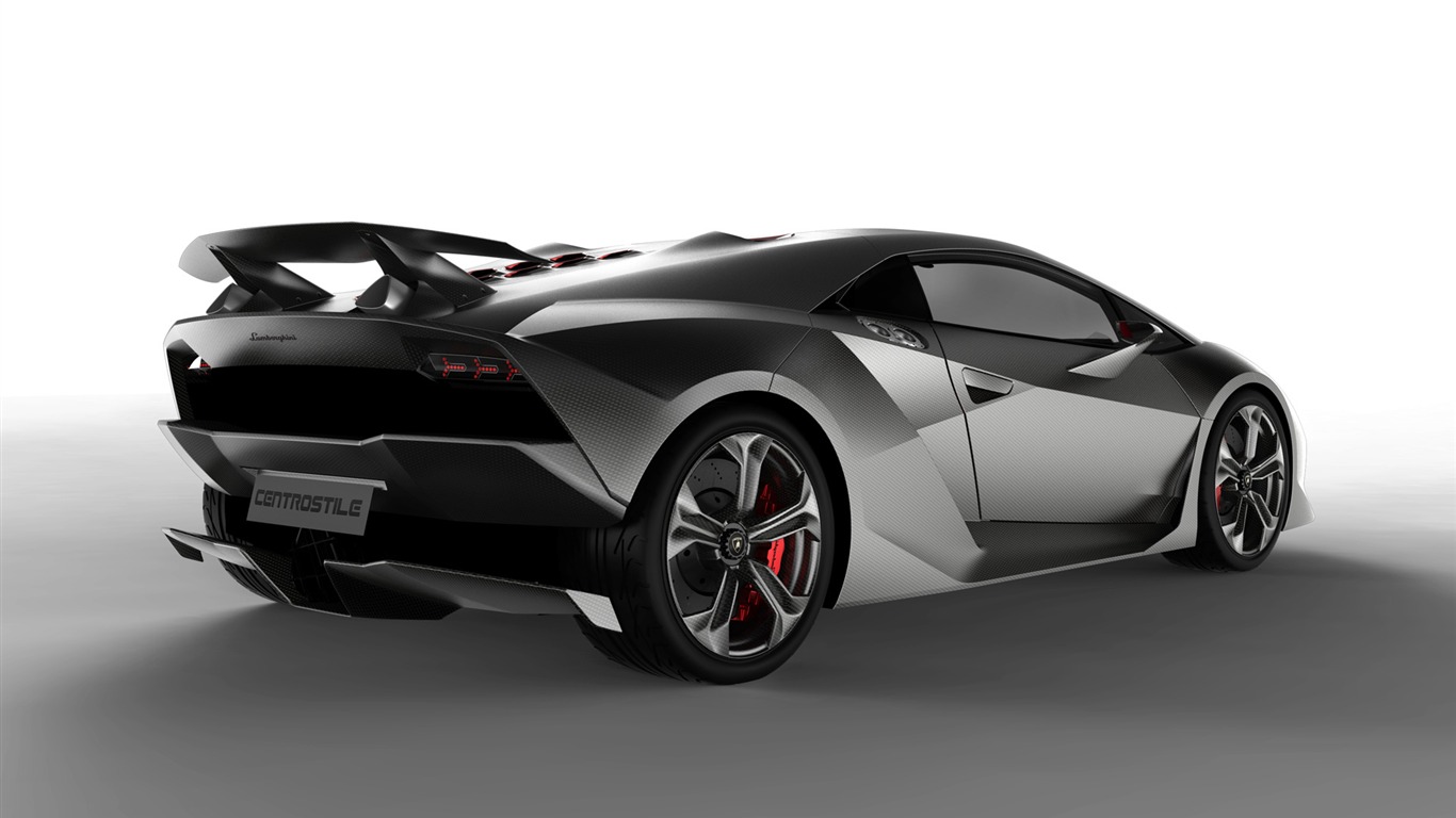 Concept Car Lamborghini Sesto Elemento - 2010 蘭博基尼 #2 - 1366x768