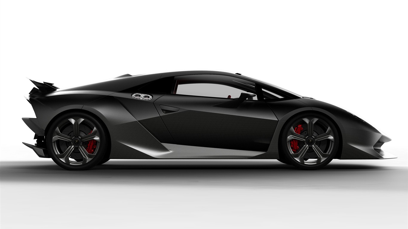Lamborghini Concept Car Sesto Elemento - 2010 fonds d'écran HD #3 - 1366x768
