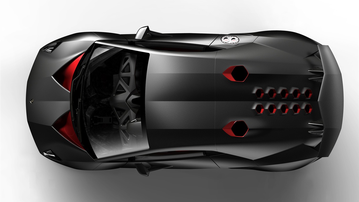 Concept Car Lamborghini Sesto Elemento - 2010 蘭博基尼 #4 - 1366x768