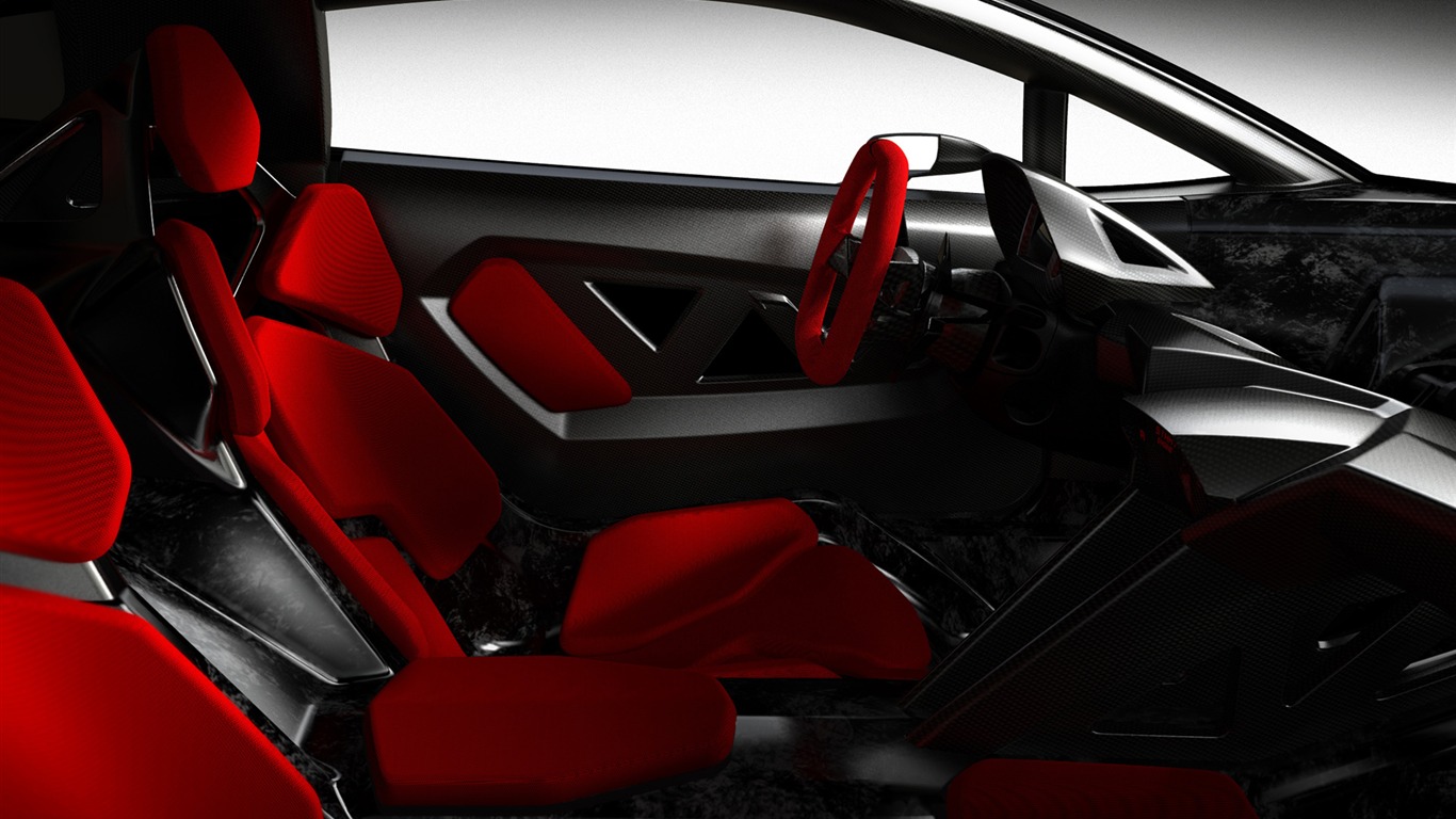 Lamborghini Concept Car Sesto Elemento - 2010 HD tapetu #6 - 1366x768