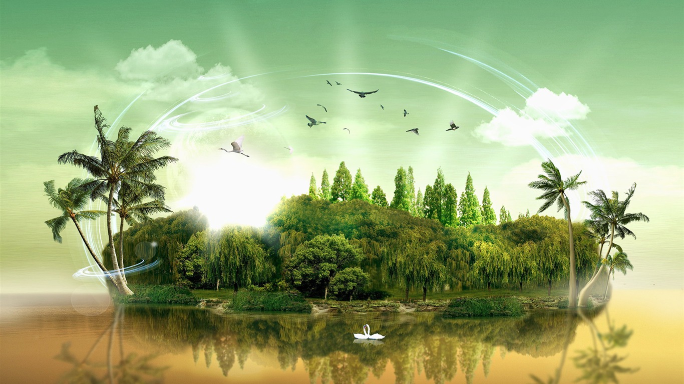 PS Design Wallpaper Collection (1) #14 - 1366x768