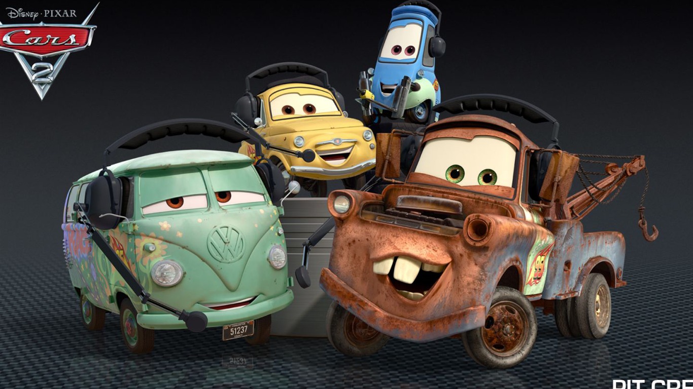 Cars 2 wallpapers #2 - 1366x768
