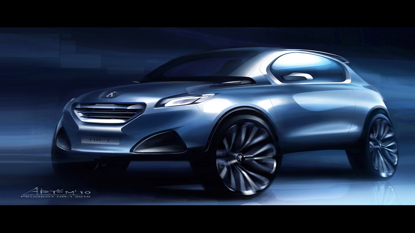 Concept Car Peugeot HR1 - 2010 HD tapetu #28 - 1366x768