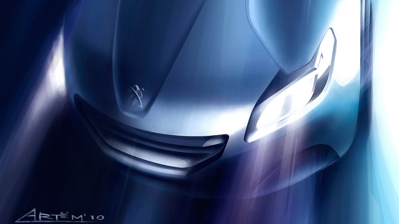 Concept Car Peugeot HR1 - 2010 HD tapetu #32 - 1366x768